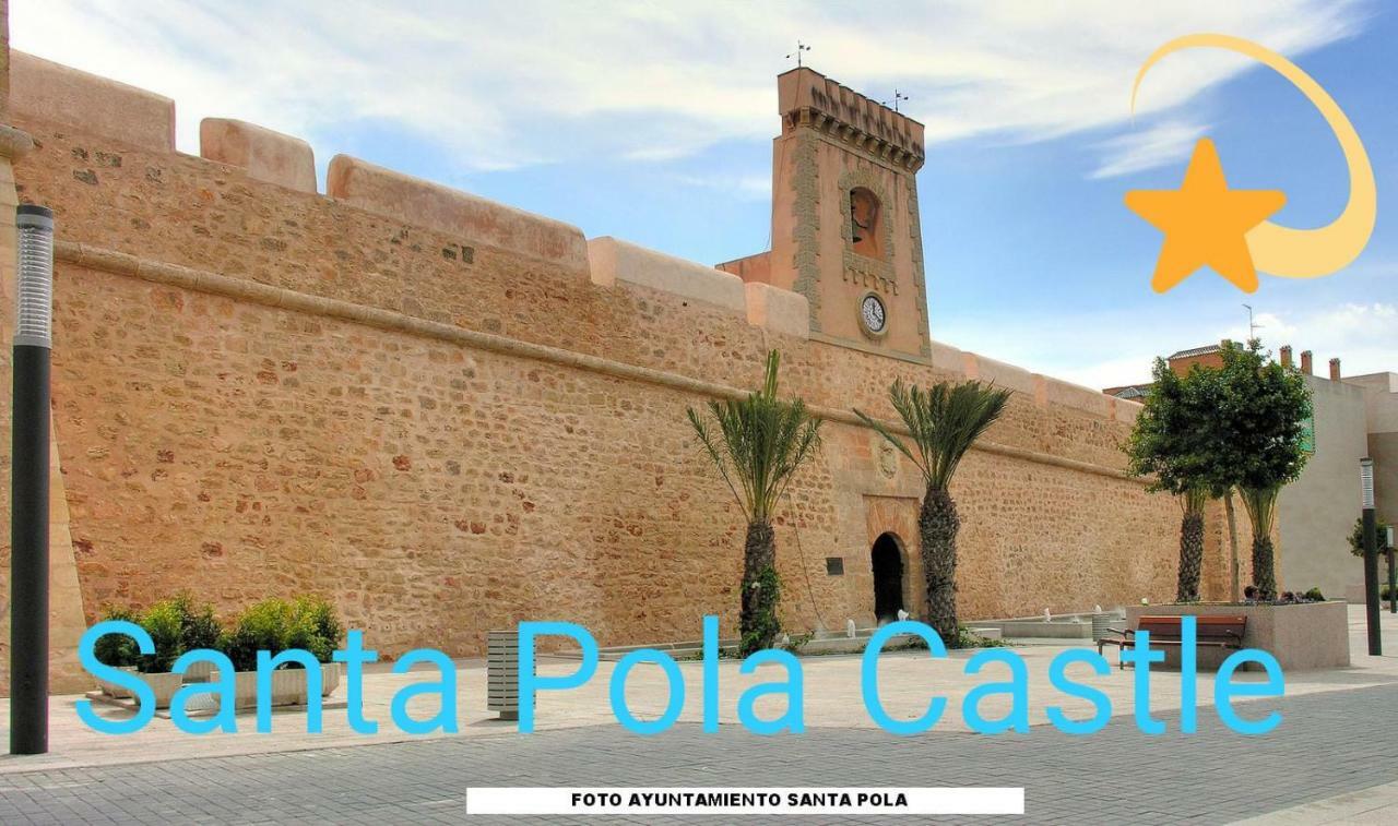 Playa 500M Y Centro Pueblo 600M, Piscina, 4 Clim, 2 Parkings Διαμέρισμα Santa Pola Εξωτερικό φωτογραφία